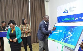 NCHRD-U ED Robert Kirenga during the launch
