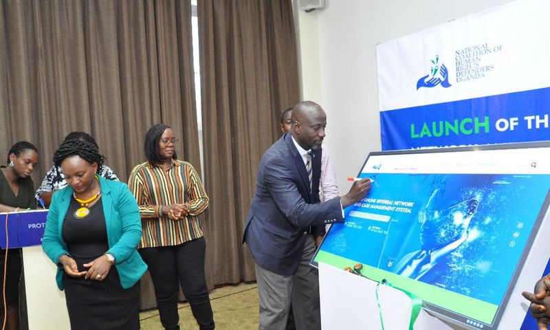 NCHRD-U ED Robert Kirenga during the launch
