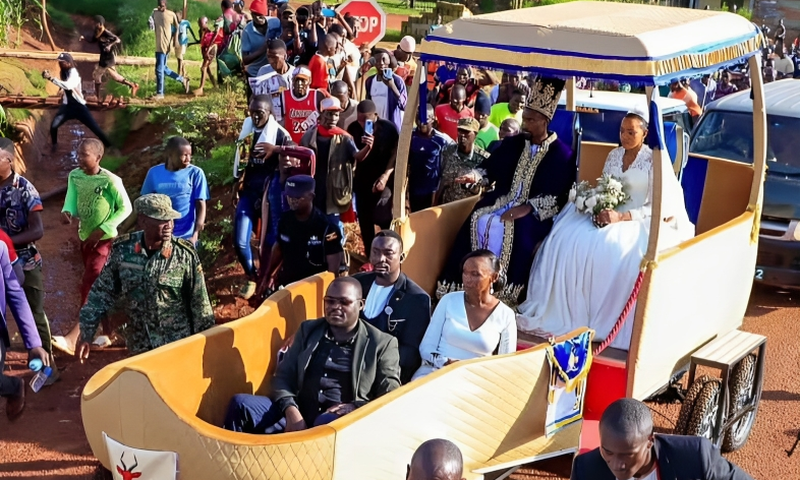 The Busoga royal wedding carriage was built in the shape of the boat