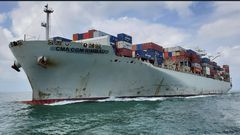 The CMA-CGM vessel carried 411 TEUs of transshipment cargo destined for Cotonou [Nigerian Ports]