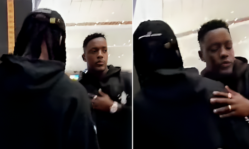 Shakib Lutaaya meets Zari Hassan's ex Diamond Platnumz