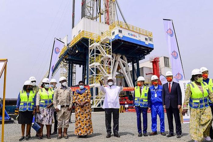 Oil drilling in Murchison Park kicks off with surprise discovery, rigs camouflaged/Courtesy