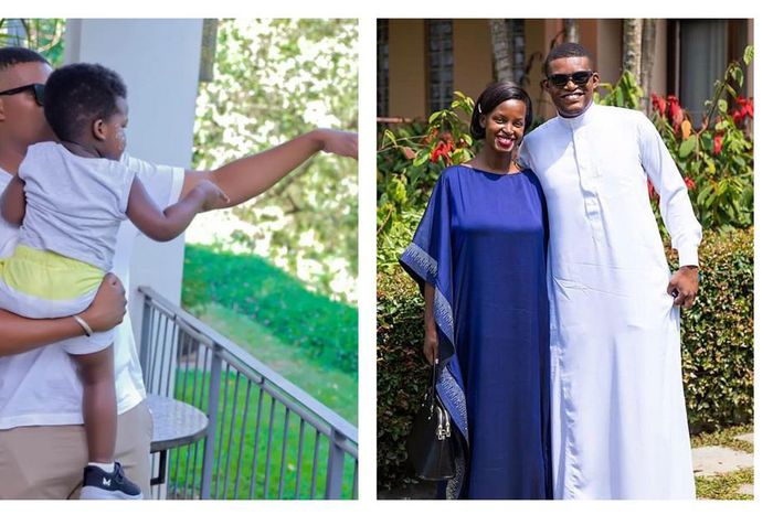 Andrew Kabuura, Flavia and thier first born