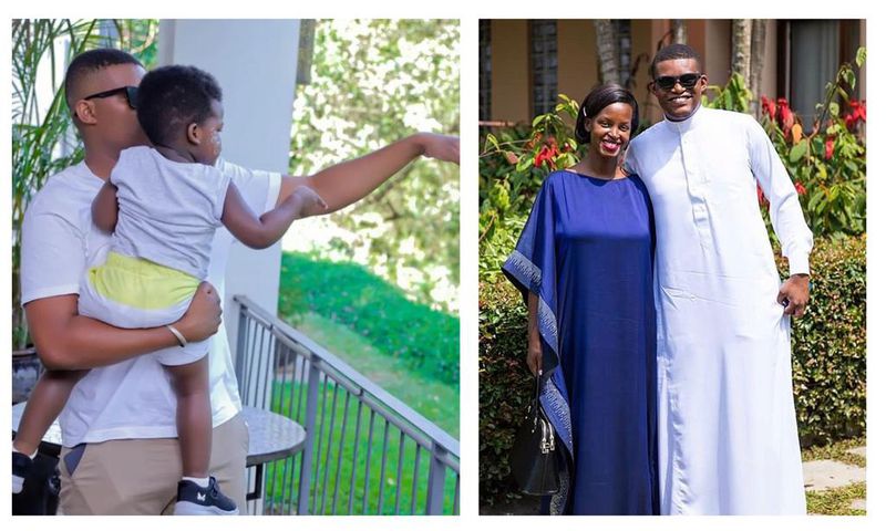 Andrew Kabuura, Flavia and thier first born