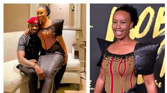 Bobi Wine and his wife Barbie Itungo premiere of the documentary film in LA