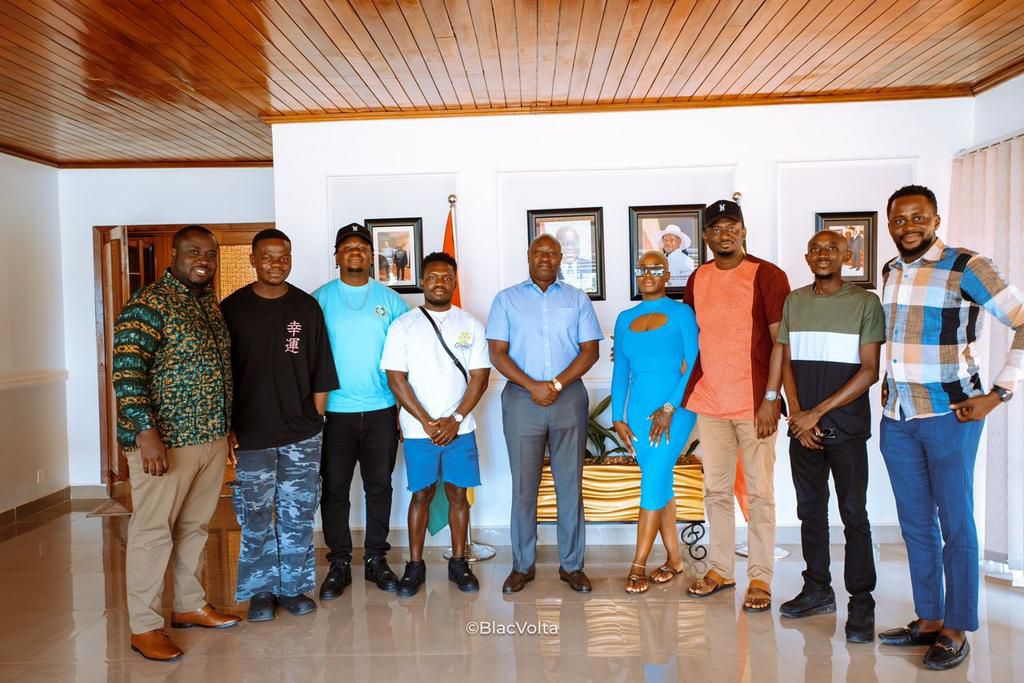 Blacvolta team in a picture with Amb Kwame Ejalu, Honorary Consul of Ghana to Uganda & his Counsel at the Ghana Honorary Consulate of Uganda