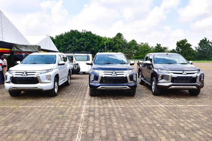 New cars awaiting Ugandan athletes who won medals in the 2020 Tokyo Olympics