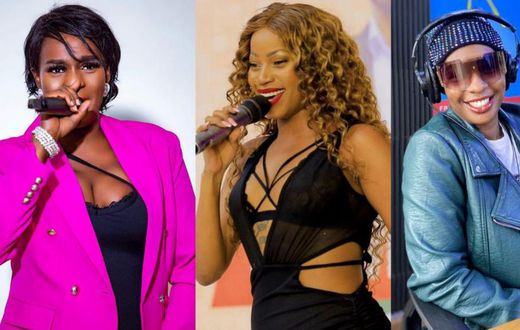 Cindy Sanyu and Sheebah Karungi