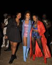 Spice Diana and Karole Kasita in trench coats ruled the night at Kololo/Instagram