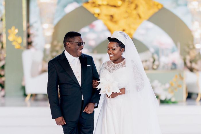 Mao and Beatrice exchanged marital vows at St. Joseph's Catholic Cathedral in Gulu