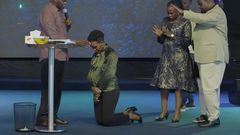 Pastor Kayanja prays for Minister Phiona Nyamutoro