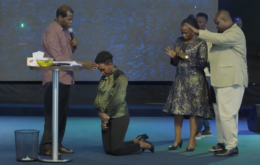 Pastor Kayanja prays for Minister Phiona Nyamutoro