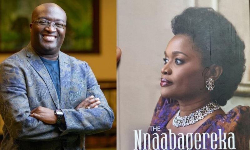 Dr Dennis Sempebwa and Nabagereka Nagginda