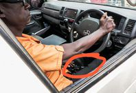 The NUP team claims this UNRA driver pulled his gun on Bobi Wine