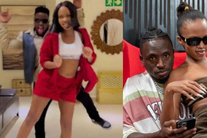 Sheilah Gashumba with Ivo Official (left) and Rickman Manrick