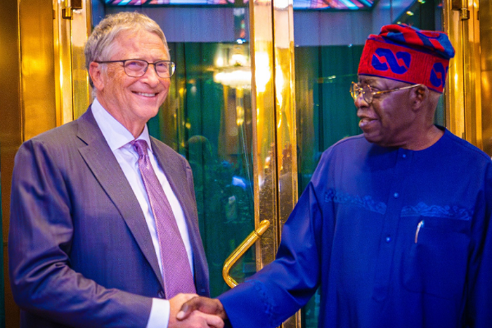 Bill Gates and President Bola Ahmed Tinubu. [TheNation]