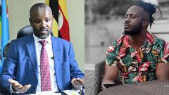 Deputy Speaker Thomas Tayebwa and Bebe Cool