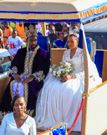 The Busoga king and queen in the carriage