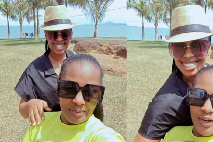 Barbie Kyagulanyi and Evelyn Namulondo