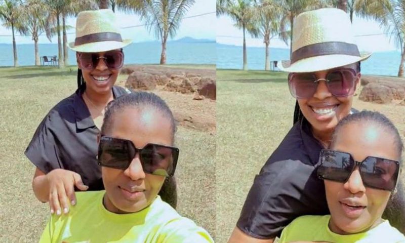 Barbie Kyagulanyi and Evelyn Namulondo