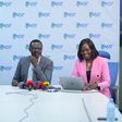 Gerald Kasaato, NSSF Ag. deputy managing director, Patrick Ayota, NSSF managing director and Barbra Arimi, NSSF head of marketing and corporate affairs at the press conference where the Fund unveiled its Vision 2035