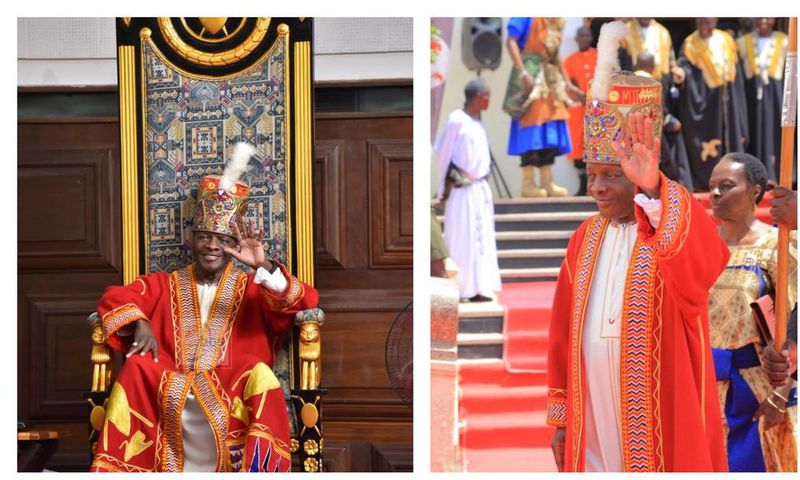 Kabaka Ronald Muwenda Mutebi ii opened the Lukiiko on Monday, August 21