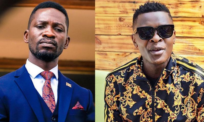 Bobi Wine and Jose Chameleone