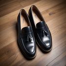 AI-generated image of men's loafers