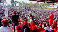 Bobi Wine had a big rally in Masaka