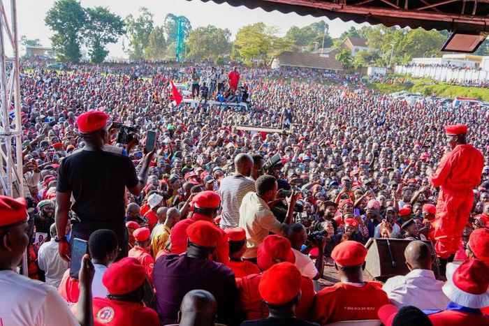 Bobi Wine had a big rally in Masaka