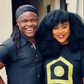 Valentino Kabenge was thrilled to finally meet his childhood role modal, Nollywood actress Stella Damasus.