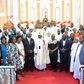 Tayebwa with Church leaders and believers
