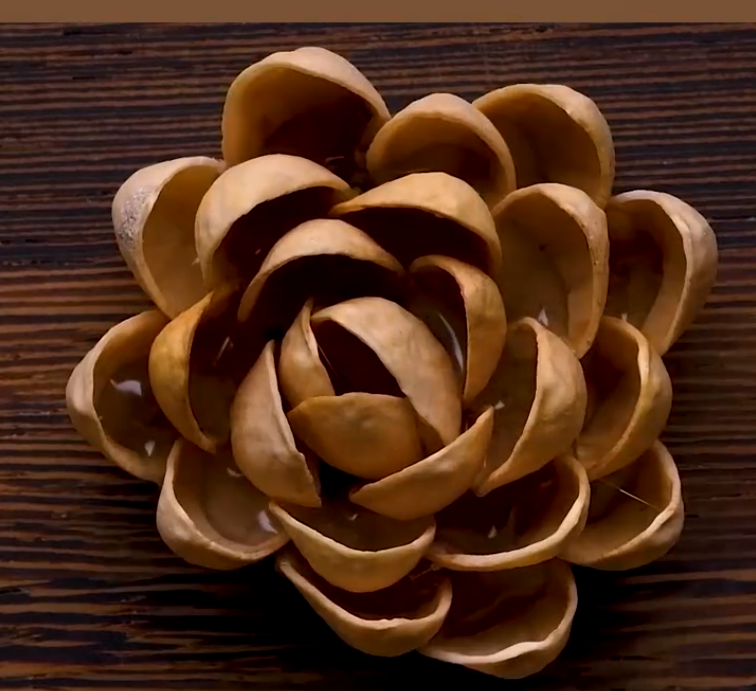 Pistachio shells also make great decor