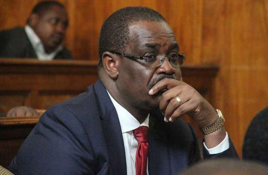 Former Nairobi Governor Evans Kidero in court (Twitter)