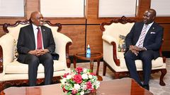 Uganda's newly appointed High Commissioner to Botswana, Ambassador Paul Amoru, officially presented his Letters of Credence to Dr. Mokgweetsi Eric Keabetswe Masisi, President of Botswana.