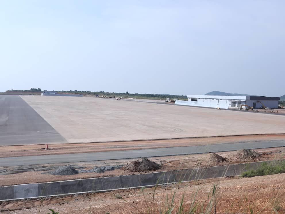 Works at the airport started back in 2018
