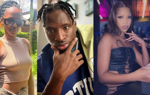 Prim Asiimwe, Rickman Manrick and Sheilah Gashumba
