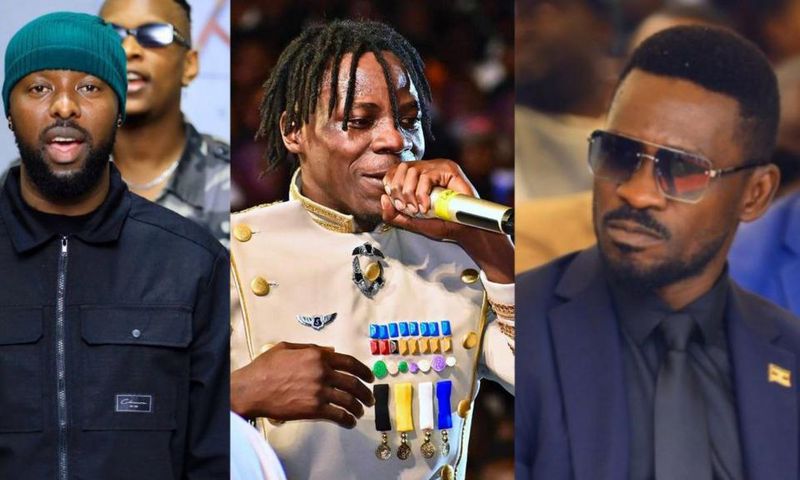 Eddy Kenzo, Alien Skin and Bobi Wine