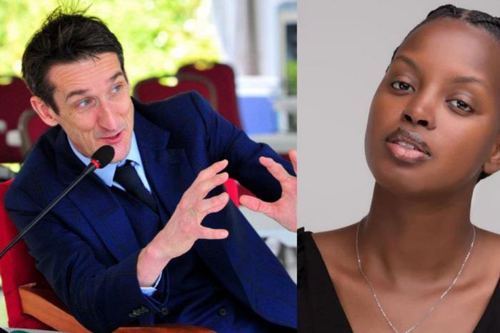 Rob Walker and Flavia Tumusiime