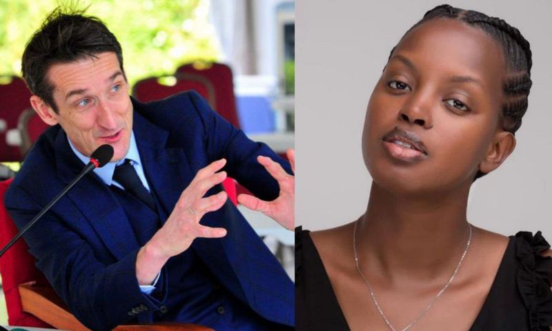 Rob Walker and Flavia Tumusiime