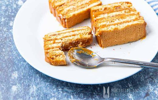 No bake biscuit cake