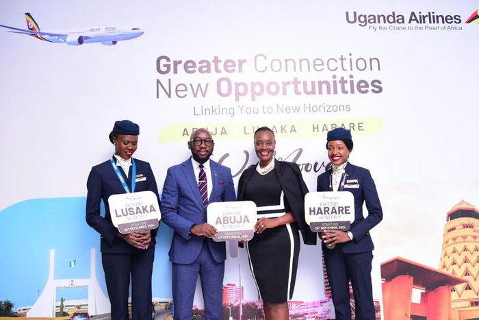 Uganda Airlines launched new routes on Wednesday