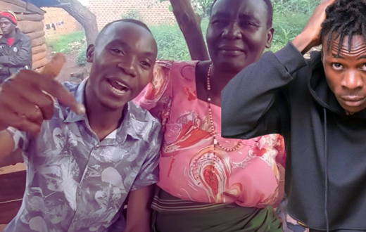 Alien Skin recently visited his mother in Kiboga.