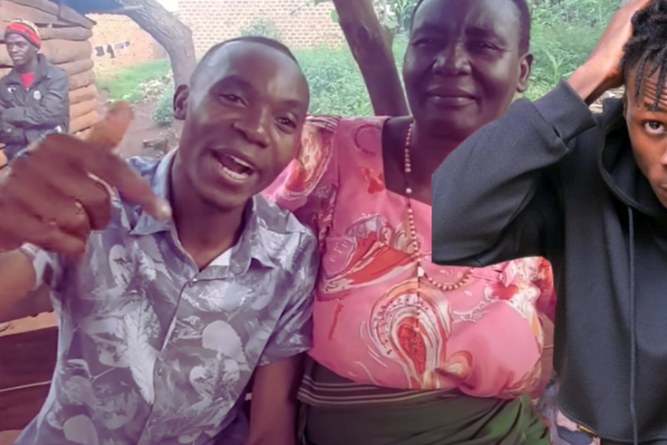 Alien Skin recently visited his mother in Kiboga.
