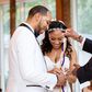 Black couple on wedding day [Bridal Guide]