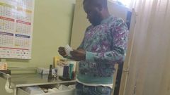 The suspect calls himself Dr. Kalvin Sofika