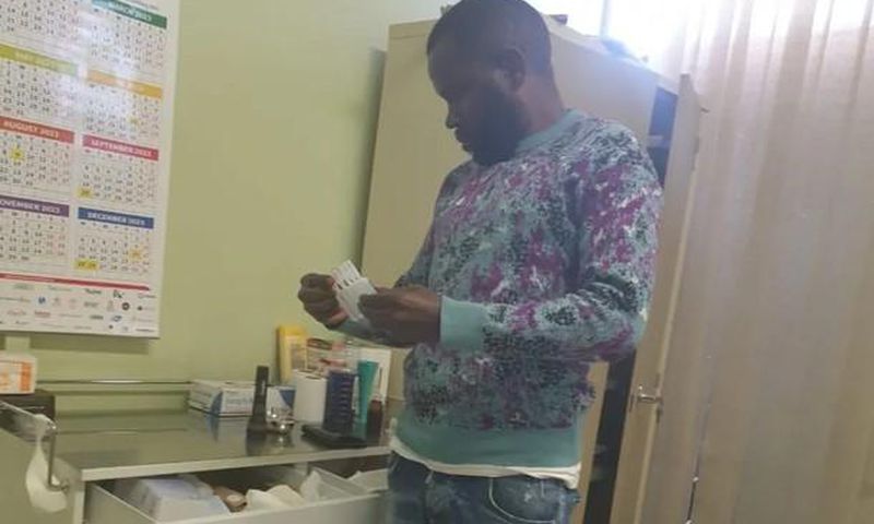 The suspect calls himself Dr. Kalvin Sofika