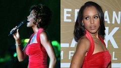 Kerry and Whitney in the same gown [Gettyimages]