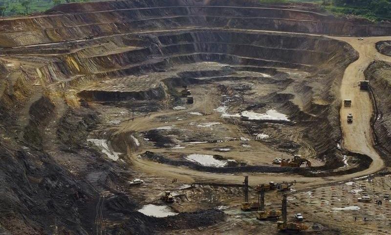 Excavators and drillers at work in an open pit at Tenke Fungurume, a copper and cobalt mine 110 km (68 miles) northwest of Lubumbashi in Congo's copper-producing south, owned by miner Freeport McMoRan, Lundin Mining and state mining company Gecamines, ...