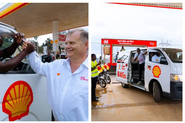 Kasigala Samuel and Kabale Kenneth won brand new vans